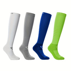 Men's Calf Sport Socks Nylon Blend Breathable Sweat Absorbing Socks