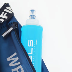 Foldable Soft Flask Water Bottle with Protective Mouthpiece Cover