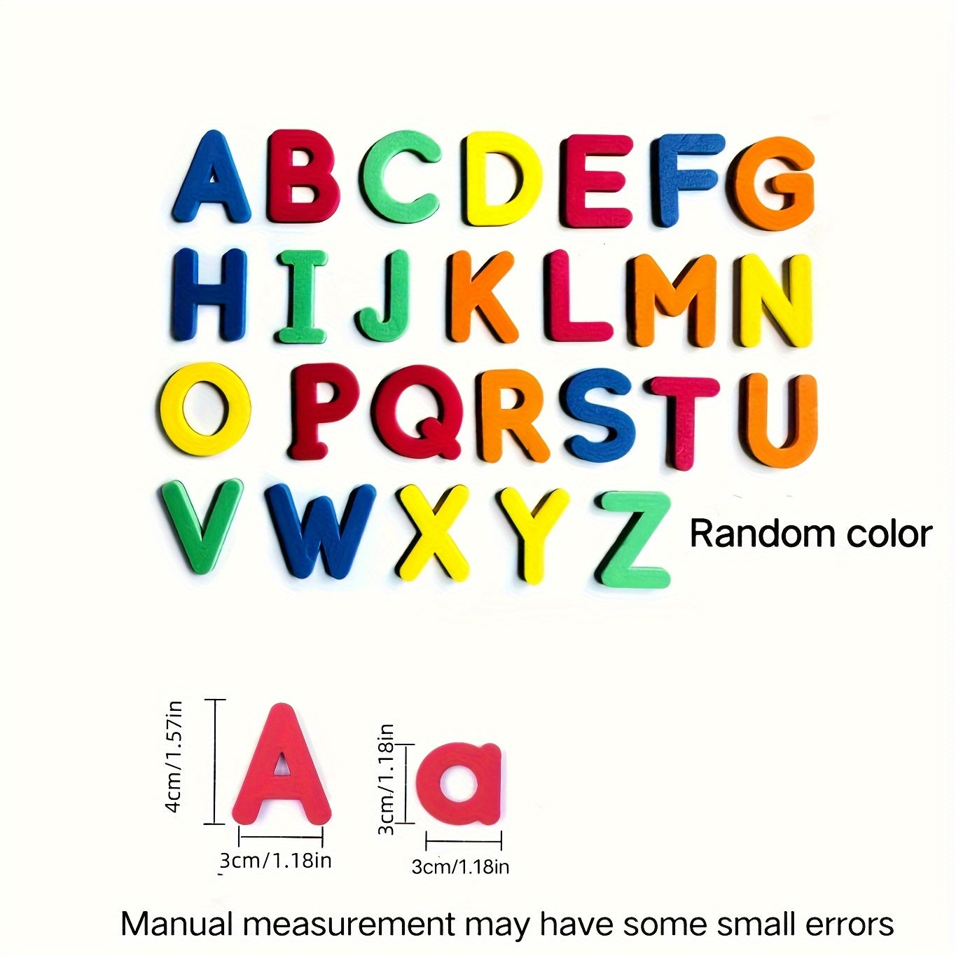 26/52pcs Magnetic Letter Learning Fridge Magnets English Spelling Teaching Aids