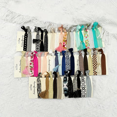 Colorful Boho Hair Tie Bracelet Elastic Ponytail Holder Access