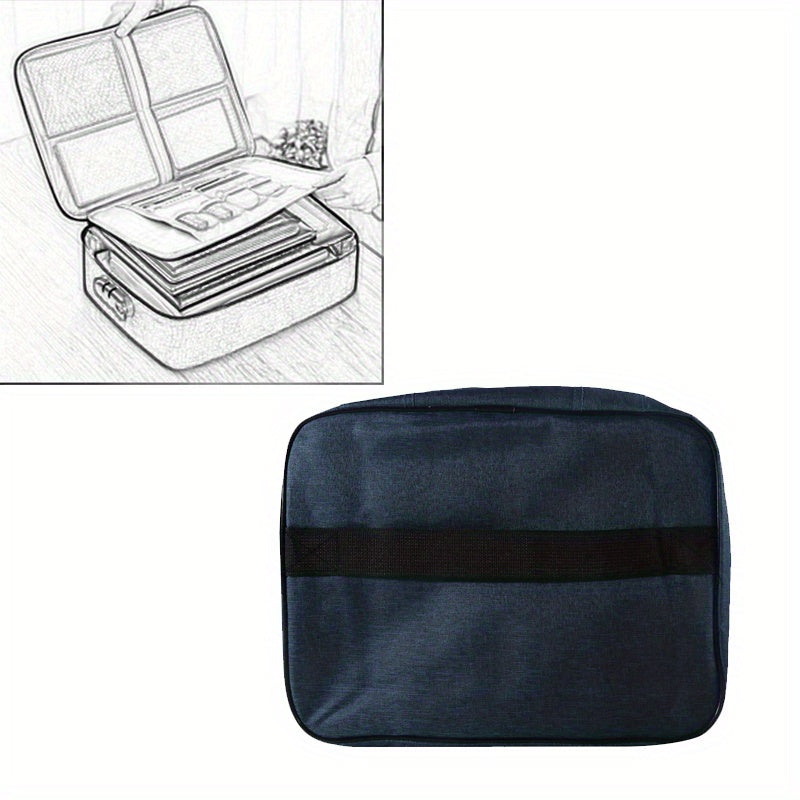 Large Capacity Document Storage Bag with Code Lock