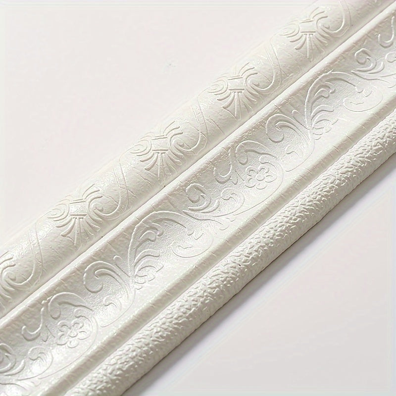 Foam Molding Trim 3D Wall Lines Wallpaper Border Home Office Hotel DIY