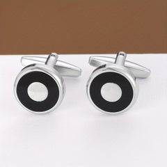 Romantic Round Cufflinks Business For Men