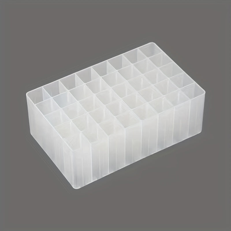 Marker Pen Storage Box Plastic Organizer 30 40 Grids Transparent Box