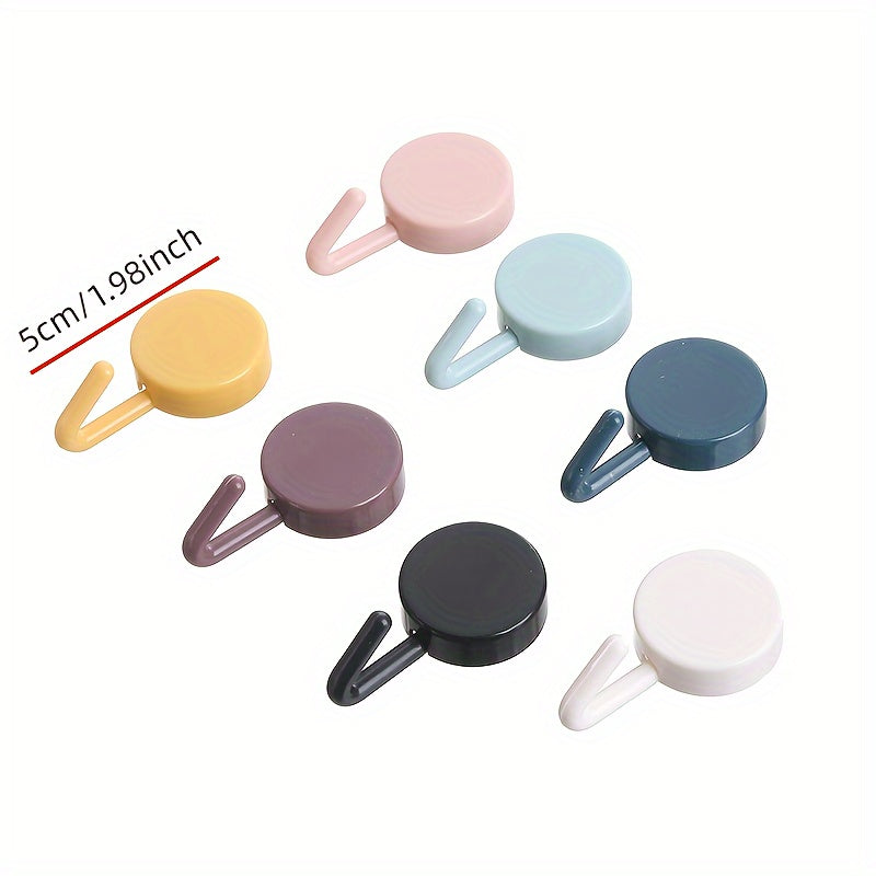 10pcs Adhesive Wall Hook Strong Coat Bag Towel Hanger Hooks Home Storage