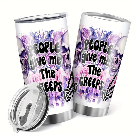 590ml Stainless Steel Water Cup Insulated Leakproof Bottle for Outdoor Sports
