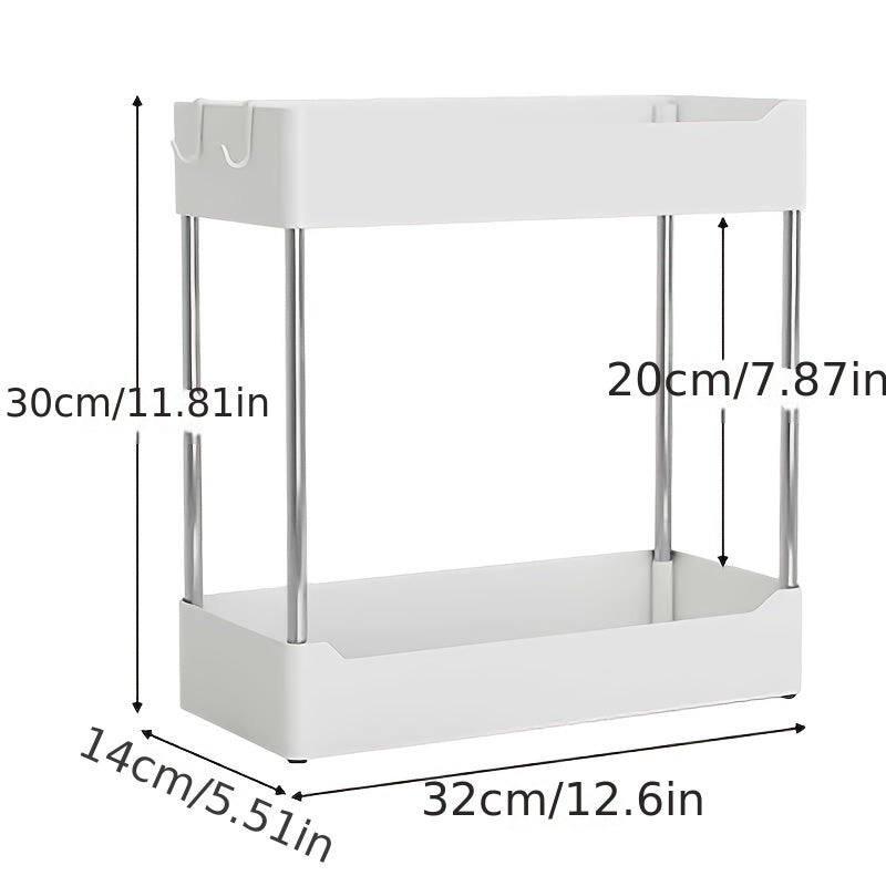 Bathroom Toiletries Shelf Toilet Countertop Storage Rack Organizer