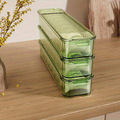 Food Draining Box Transparent Storage Case Thickened Fresh Keeping Box