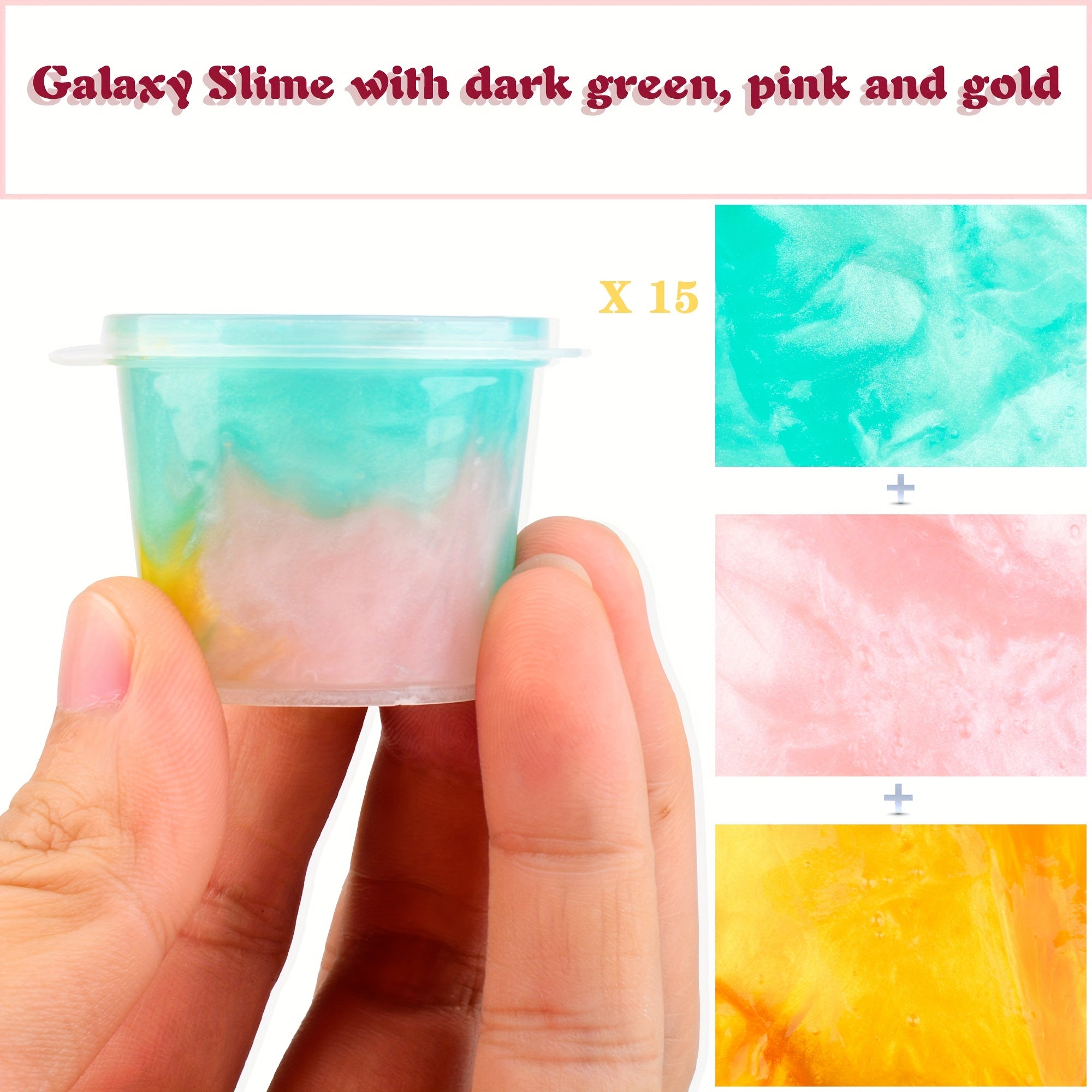 Tricolor Slime Non Sticky Soft Putty Toy For Boys Girls Anxiety And Stress Relie