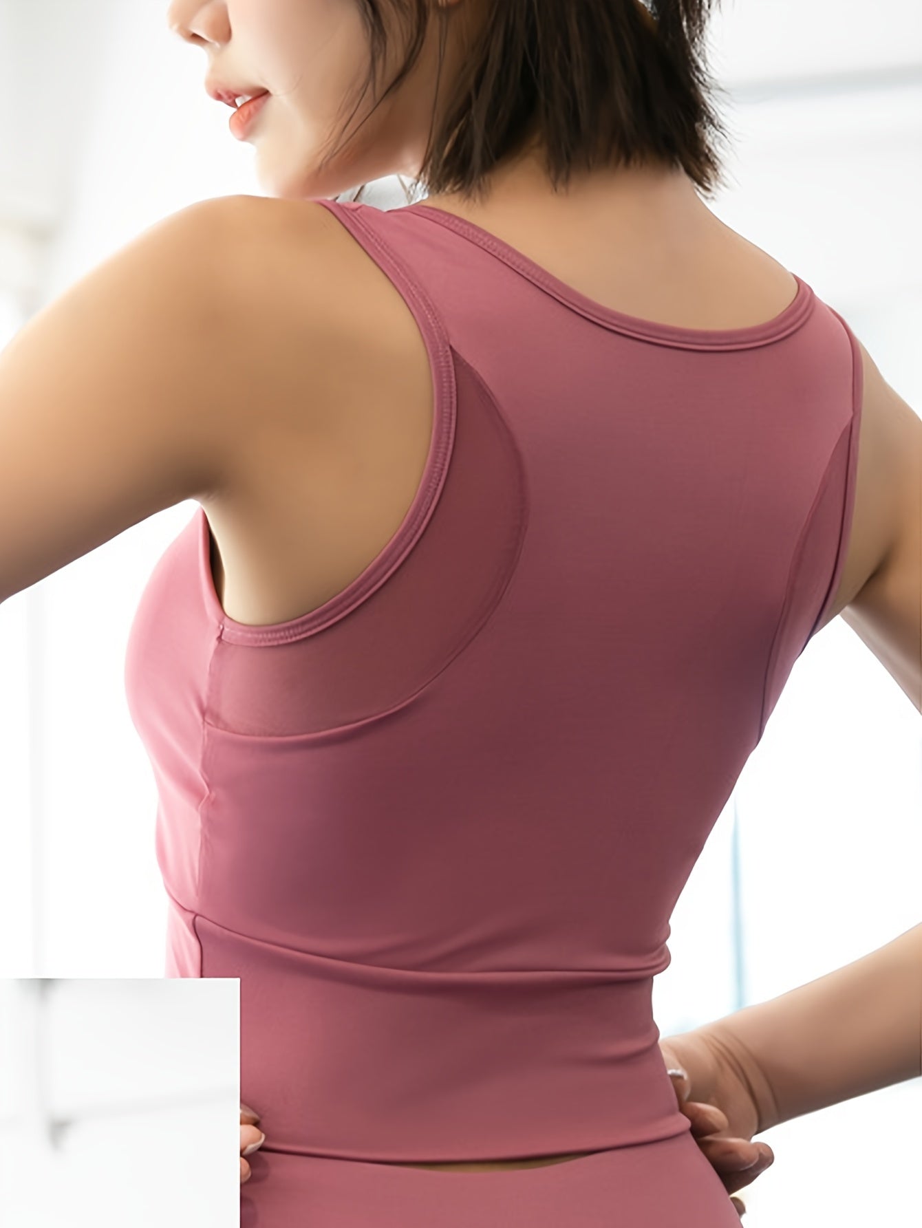 Stretch Running Sports Tank Top Sleeveless Yoga Workout Top