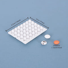36pcs Simulation Egg Set with Egg Tray Small Statue Ornaments DIY Model Prop