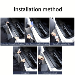 Car Anti-Scratch Pedal Protection & Door Sill Strip Stickers