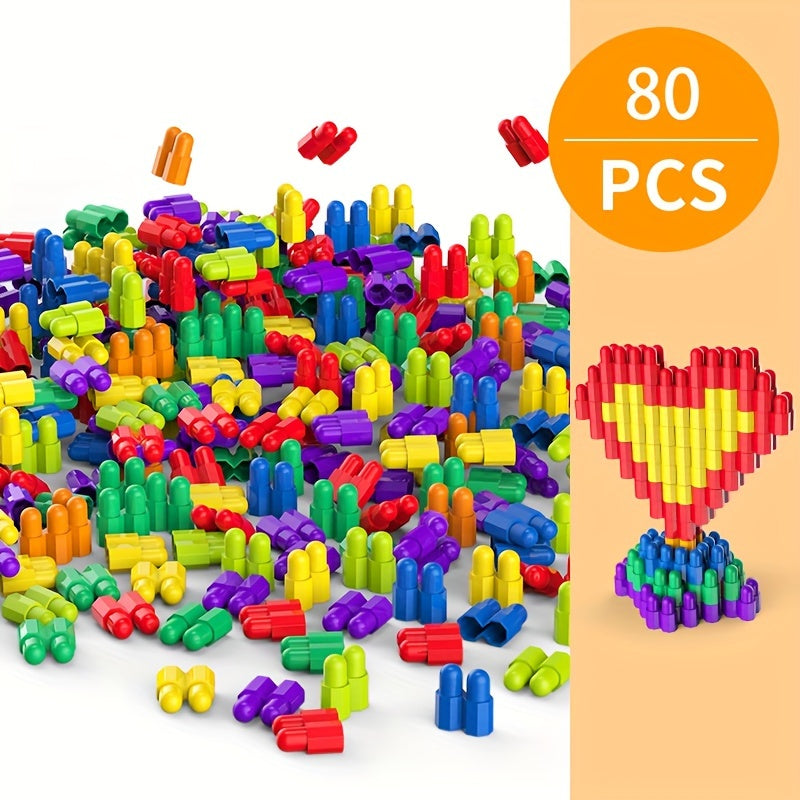 Rocket Bullet Blocks for Kids DIY Play Enhances Creative Thinking
