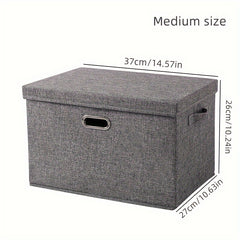 Large Capacity Snack Fabric Folding Storage Box