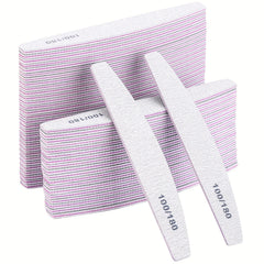 Manicure Tool File Buffers for Acrylic Nails 100/180 Grits, Double Sided Files