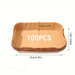 Disposable Air Fryer Baking Paper Liners Non-stick Baking Mat