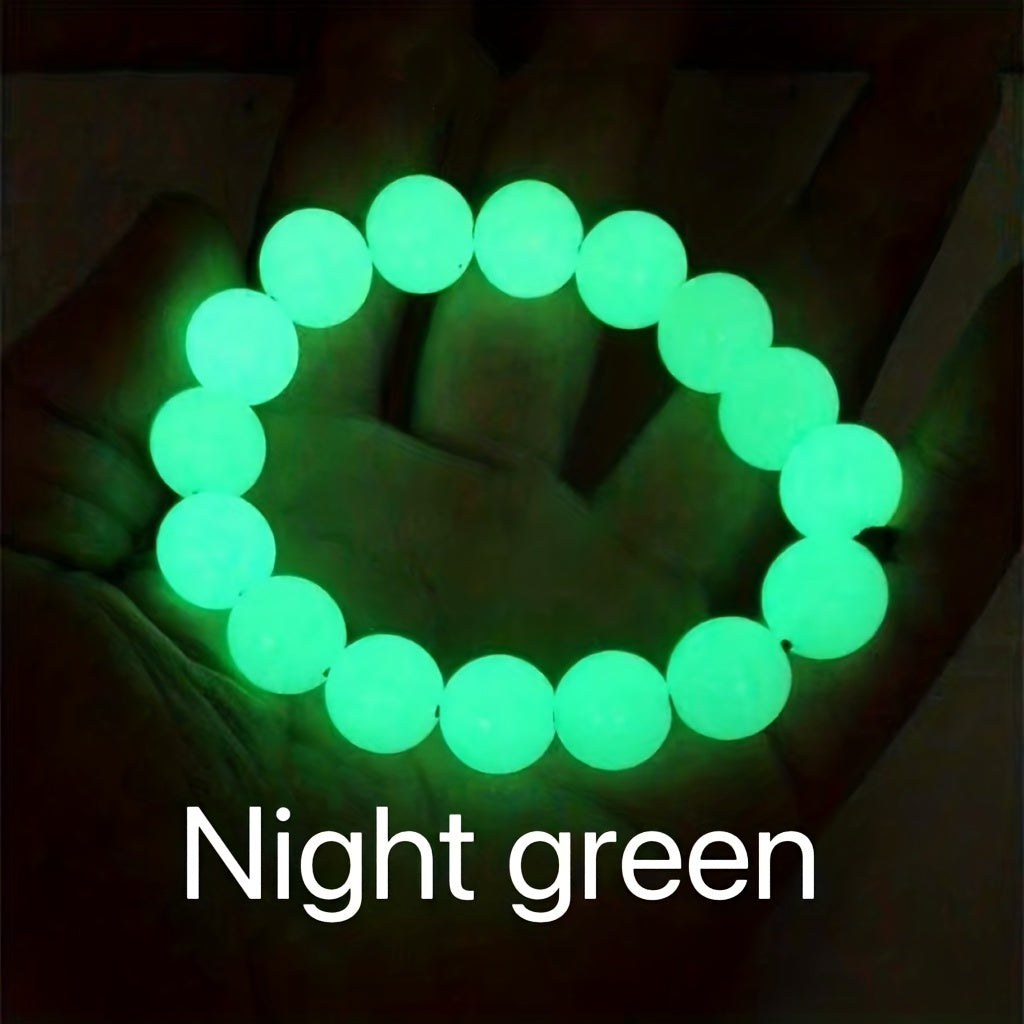 Green Luminous Beads Hand String Fluorescent Stone