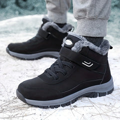 Burgundy Thermal Snow Boots Women Waterproof Non-slip Shoes Fall Winter
