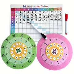 Math Multiplication Turntable 1-12 Table Teaching Aid