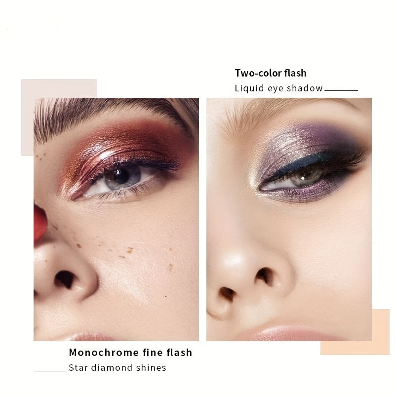 Pearlescent & Glitter Liquid Eyeshadow for Stunning Eye Makeup