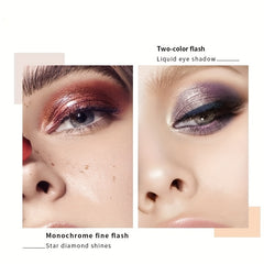 Pearlescent & Glitter Liquid Eyeshadow for Stunning Eye Makeup