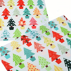 8pcs Christmas Print Non Woven Felt Fabric for Sewing Crafts 19cmx28cm