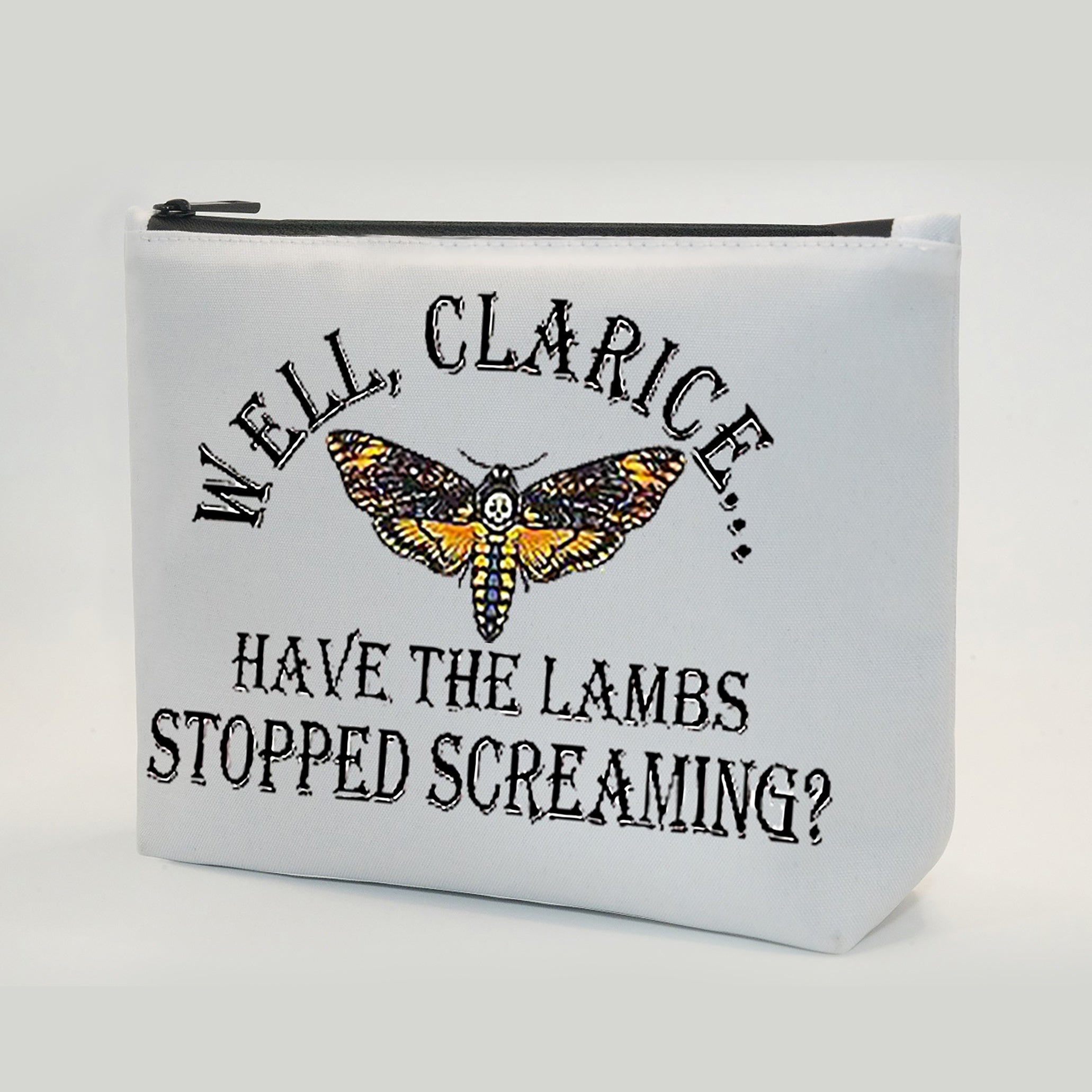 Clarice Lambs Stopped Makeup Bag Fan Gift Zipper Travel Bag