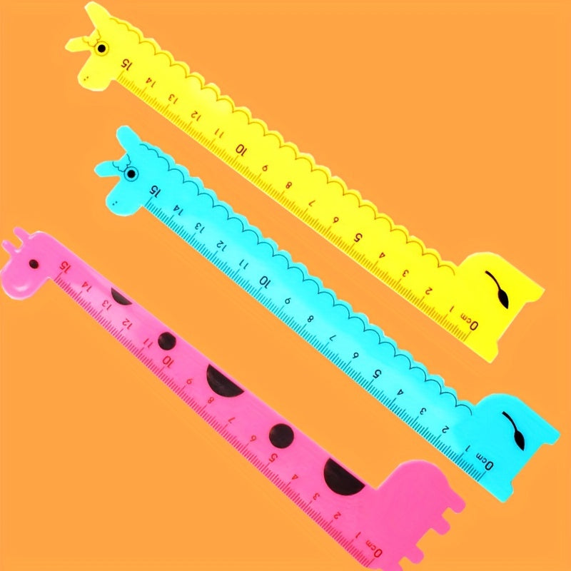 Cute Giraffe Straightedge Ruler for Students