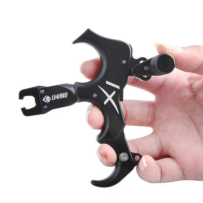 360 Degree Rotation Thumb Bow Release 3 4 Finger Aluminum Alloy