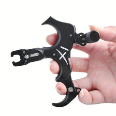 360 Degree Rotation Thumb Bow Release 3 4 Finger Aluminum Alloy