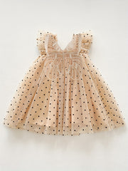 Toddler Girls Polka Dot Butterfly Princess Tutu Dress