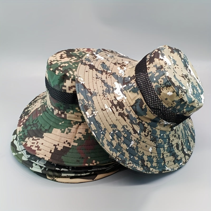 Men's Sunscreen Large Brim Sun Hat Outdoor Travel Fishing Hat