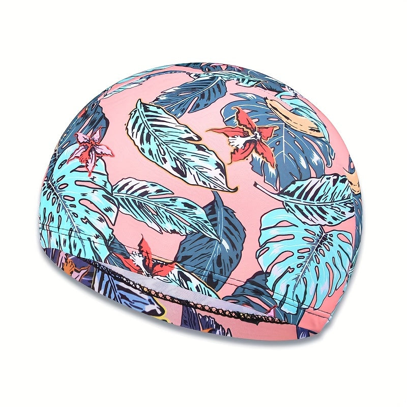 Colorful Printed Swimming Cap for Kids