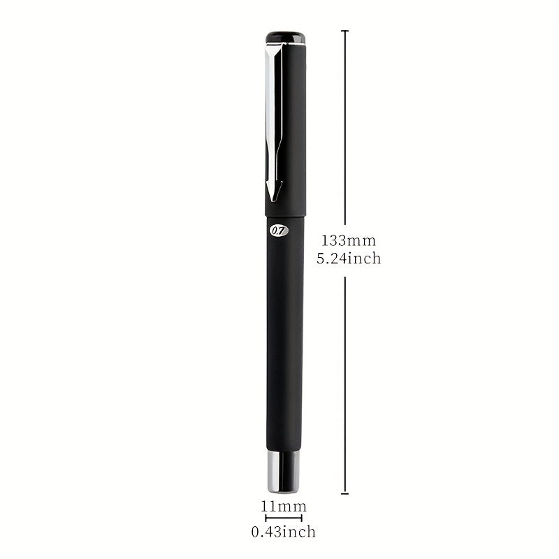 Rollerball Pen Bullet Tip 0.7mm 12 Pcs Titanium Steel Ballpoint Pen