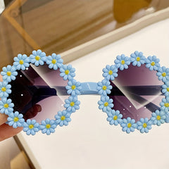 Fashionable Sunshade Wreath Sunglasses For Girls