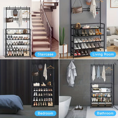 Reinforced Shoe And Hat Rack Standing Shoe Rack