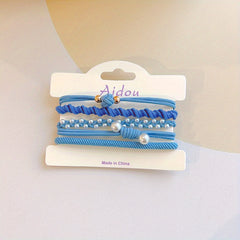 5pcs Faux Pearl Hair Tie Hair Accessories