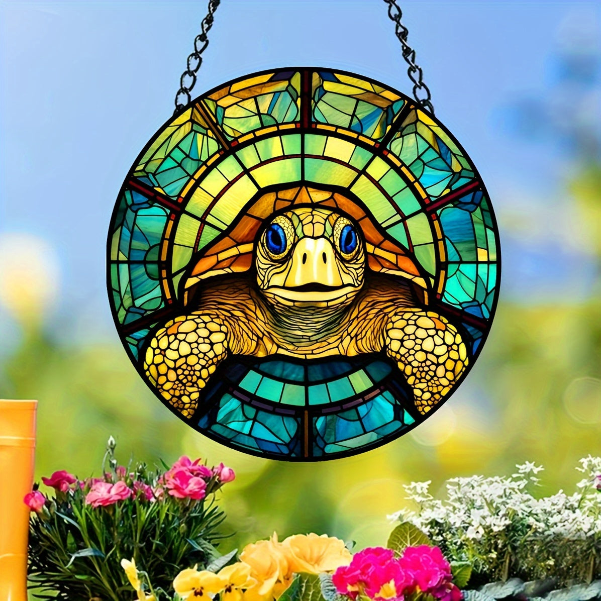 Turtle Window Hanging Suncatcher Chain Home Decor Gift