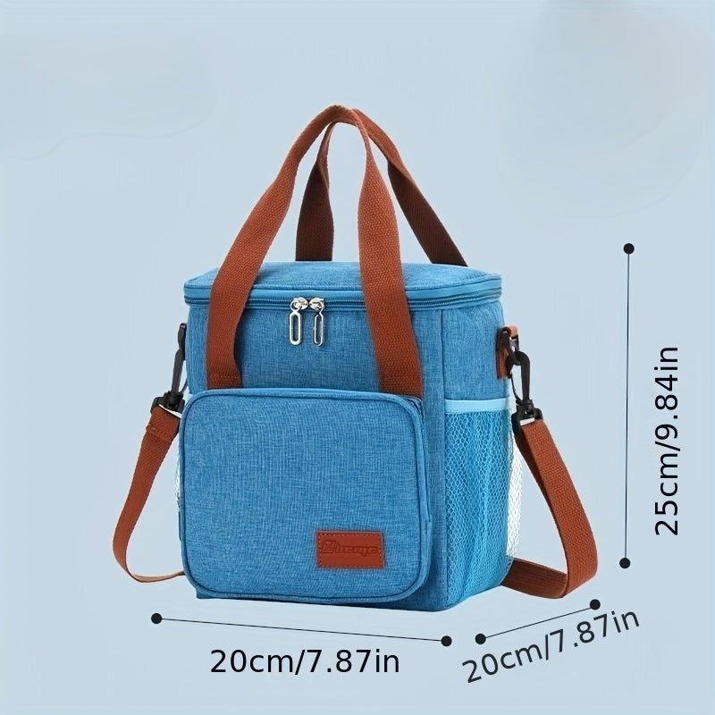 Double Layer Lunch Bag Heat Preservation Cooler Freeze Bag