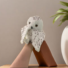 Snowy Owl Hand Puppets 7.87in for Family Role Playing