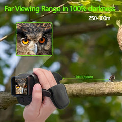 R7 Infrared Night Vision Scope Monocular Camera with 7' Display Screen