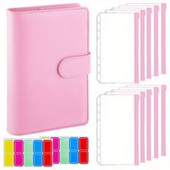 Budget Binder with Zipper Envelopes & Expense Budget Sheets Money Organizer