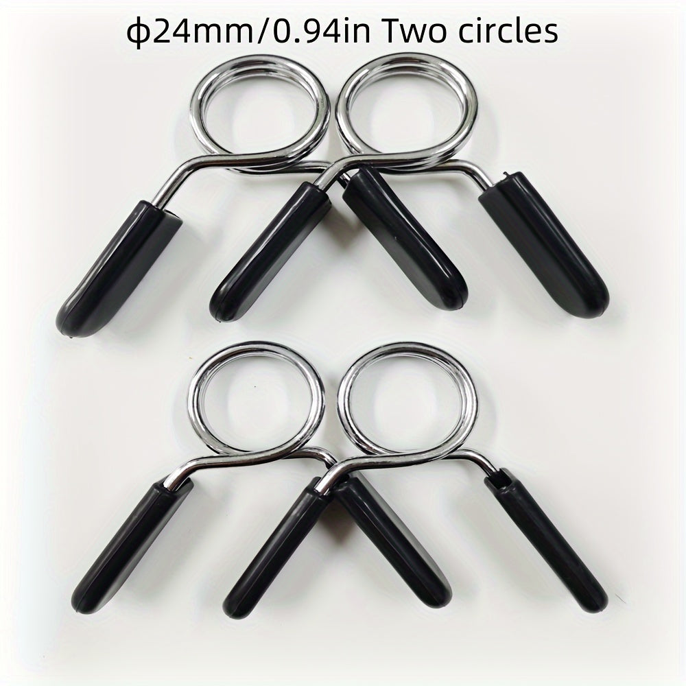 Barbell Clamps Spring Weight Clips Dumbbell Bar Clip