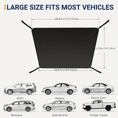 600D Anti-Icing Windshield Cover Waterproof Winter Cover for Cars SUVs Trucks
