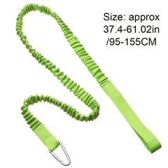 Elastic Kayak Canoe Paddle Leash with Carabiner