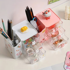 Cloud Desktop Pen Holder Stationery Drawer Storage Box