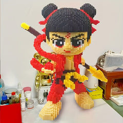 Giant Heavenly Palace Nezha Building Blocks Decoration