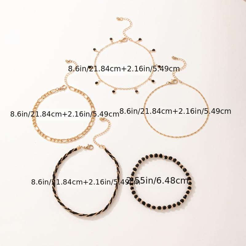 Bohemian Anklet Bracelet Set