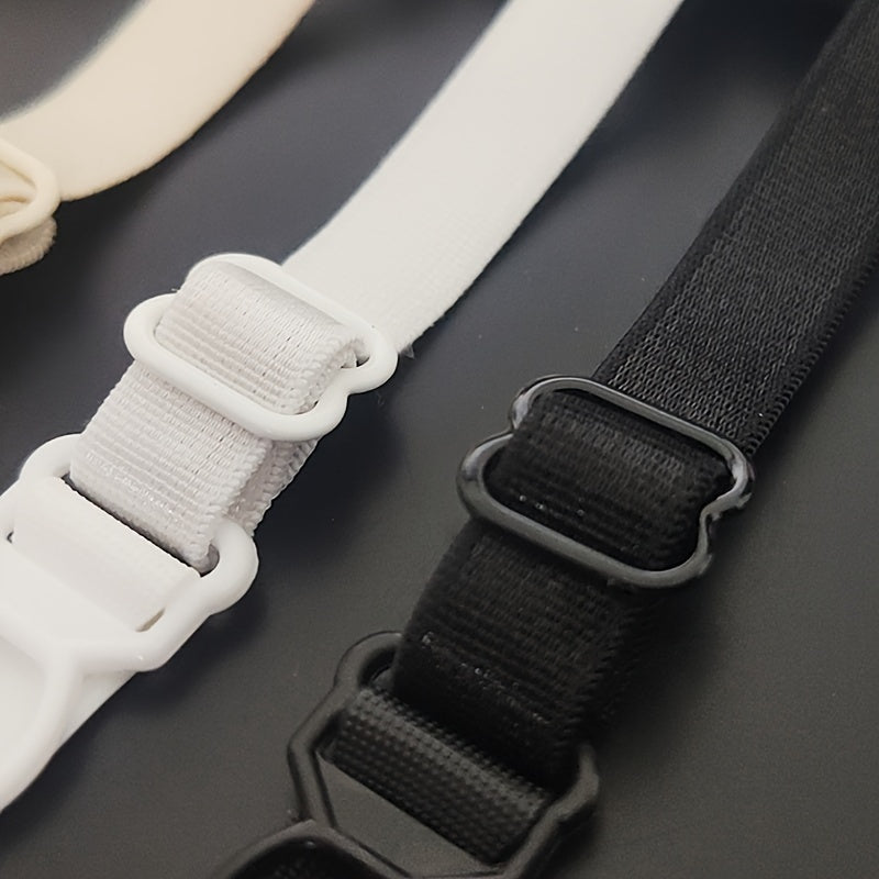 Invisible Bra Strap Clips Adjustable Elastic Shoulder Belt