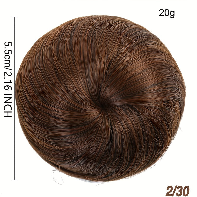 Synthetic Hair Curling Bun Elastic Band Extension